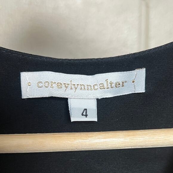 Corey Lynn Calter Dress Womens Size 4 Silk Floral Fit and Flare Cap - Picture 5 of 5